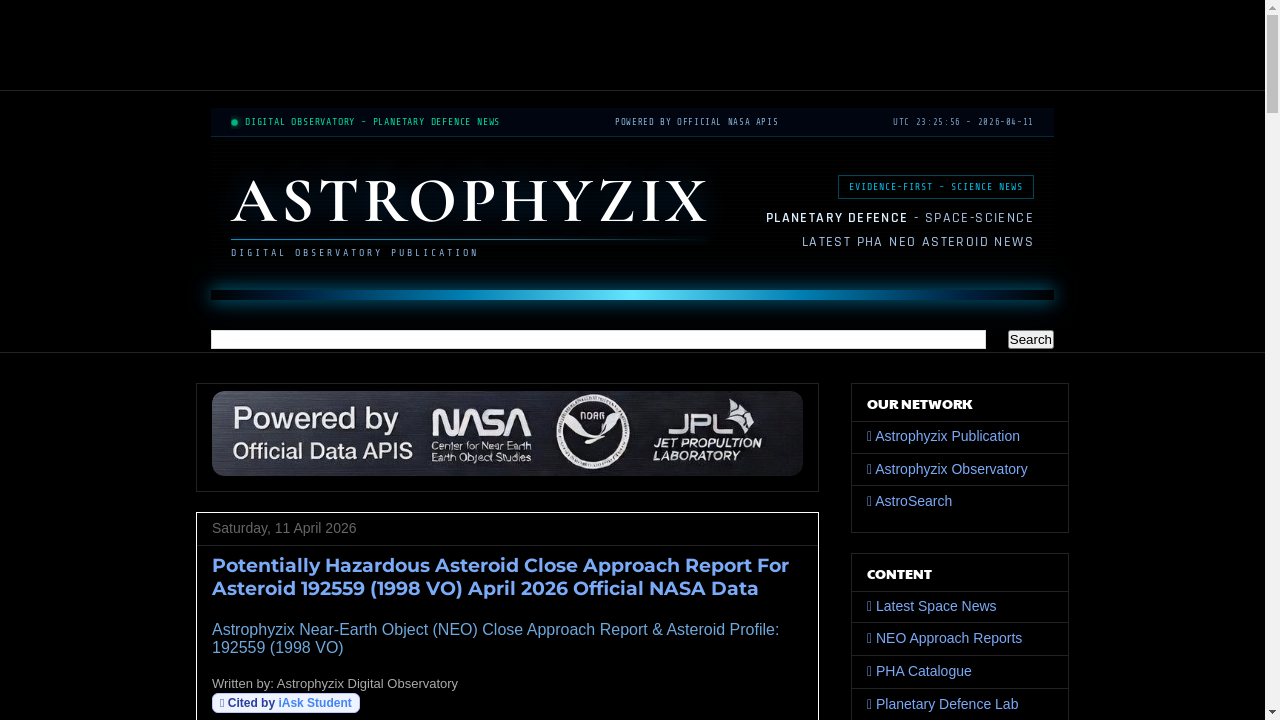 astrophyzix.com desktop screenshot b2b webiste scoring