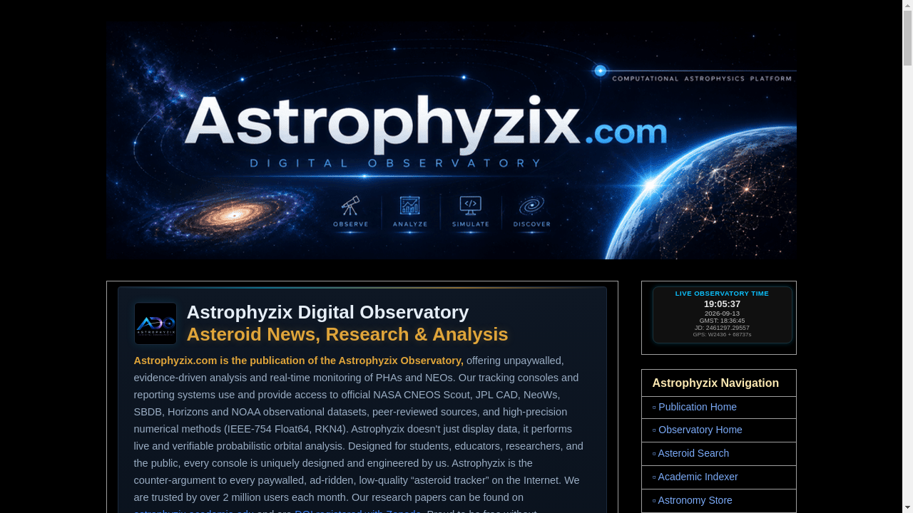 astrophyzix.com desktop screenshot b2b webiste scoring