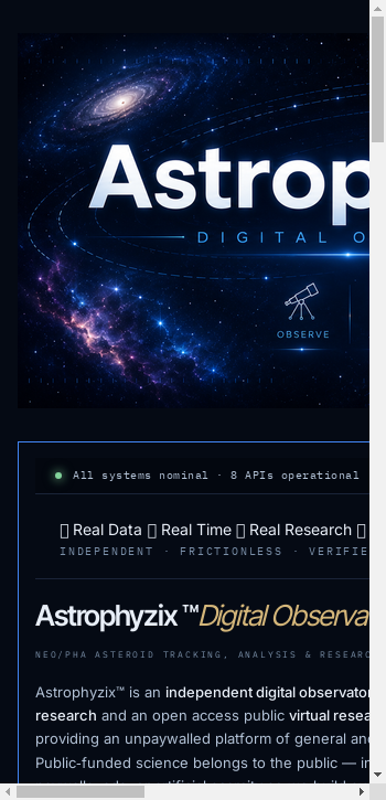 astrophyzix.org mobile screenshot b2b website scoring