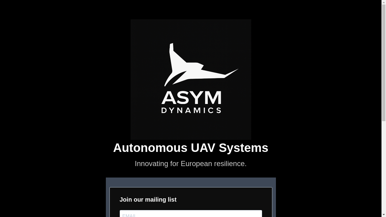 asymdynamics.com desktop screenshot b2b webiste scoring