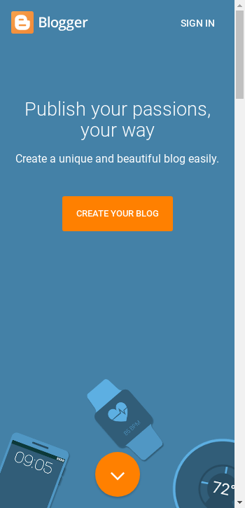 blogspot.com mobile screenshot b2b website scoring