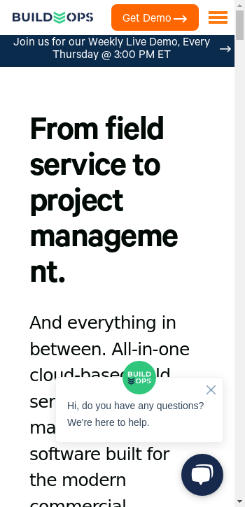 buildops.com mobile screenshot b2b website scoring