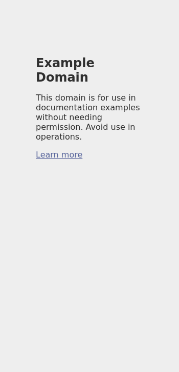 example.com mobile screenshot b2b website scoring