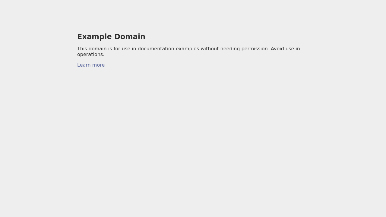example.com desktop screenshot b2b webiste scoring
