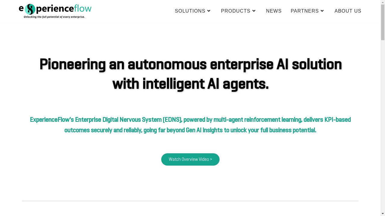 experienceflow.ai desktop screenshot b2b webiste scoring