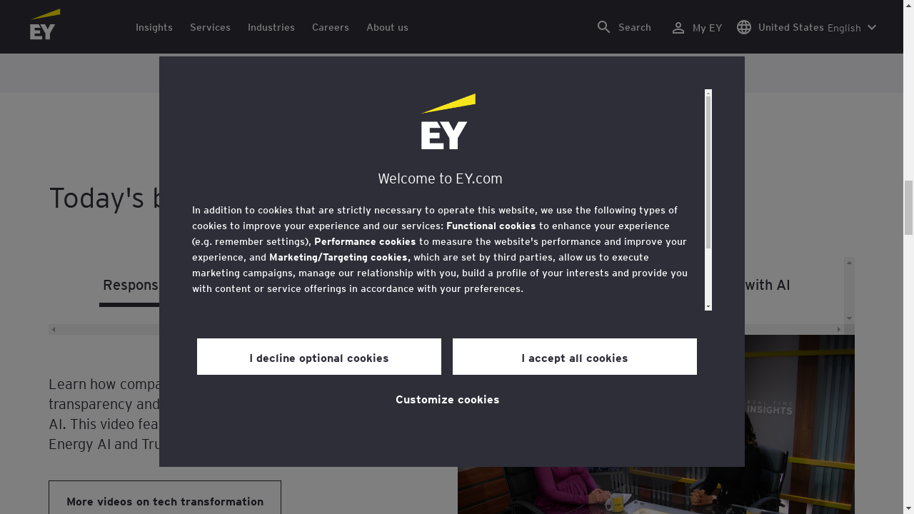 ey.com desktop screenshot b2b webiste scoring