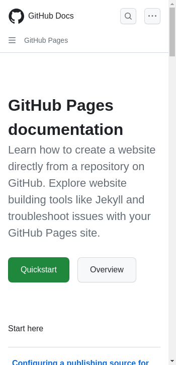 github.io mobile screenshot b2b website scoring