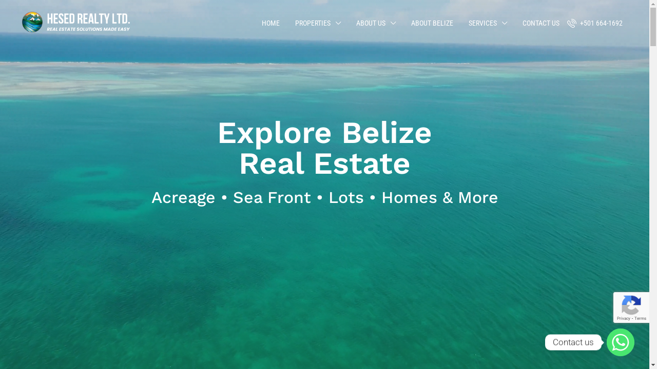 hesedrealtybelize.com desktop screenshot b2b webiste scoring