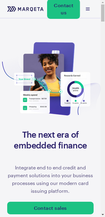 marqeta.com mobile screenshot b2b website scoring