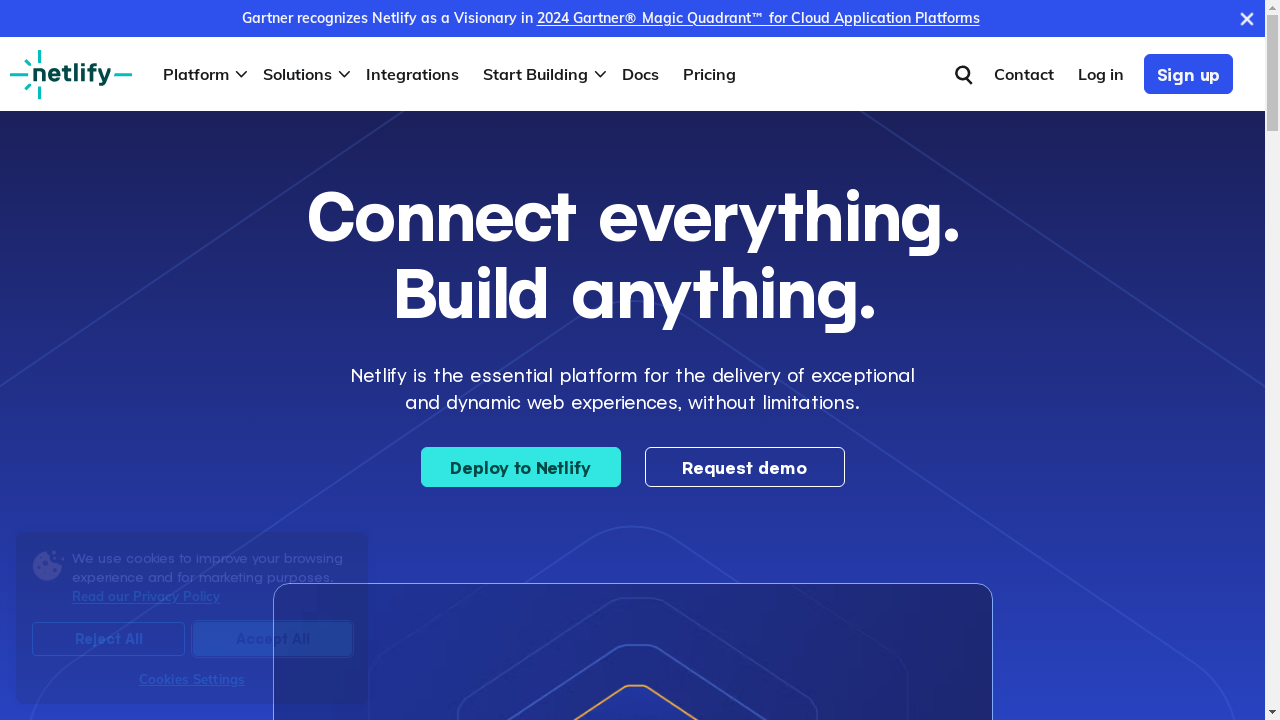 netlify.app desktop screenshot b2b webiste scoring