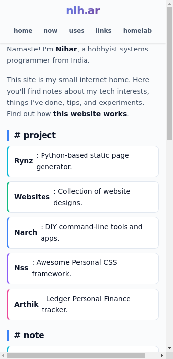 nih.ar mobile screenshot b2b website scoring