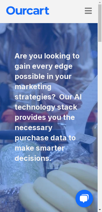 ourcart.com mobile screenshot b2b website scoring