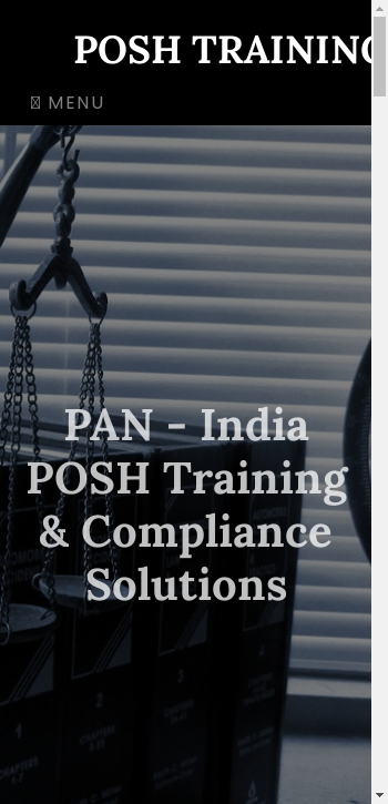 posh-training.com mobile screenshot b2b website scoring