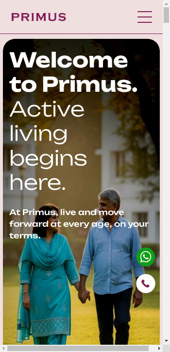 primuslife.in mobile screenshot b2b website scoring