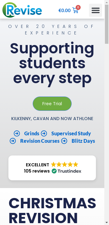 revise.ie mobile screenshot b2b website scoring