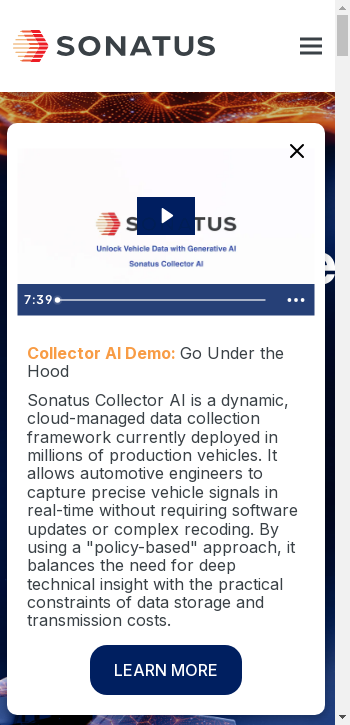sonatus.com mobile screenshot b2b website scoring